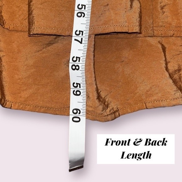 Revolve YFB Derby Dress Brown Cutout Maxi Collared Long Sleeve Womens Size Large - Picture 9 of 12